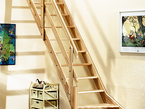 Small attic online ladder